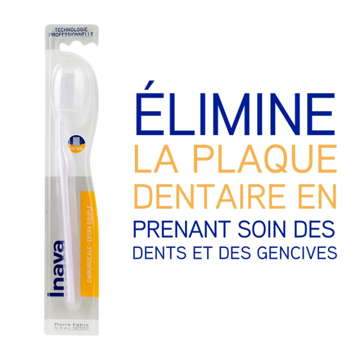 Brosse à dent Inava Chirurgicale 15/100 post-opératoire