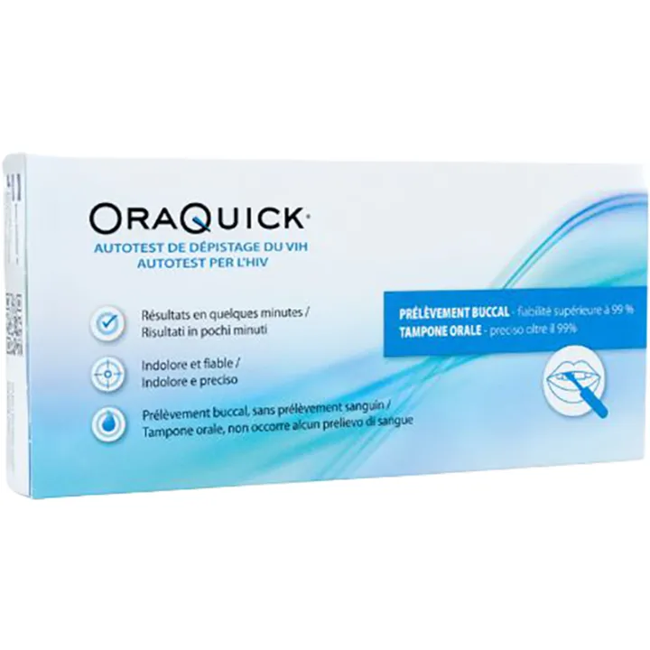 Oraquick Medisur HIV saliva self-test