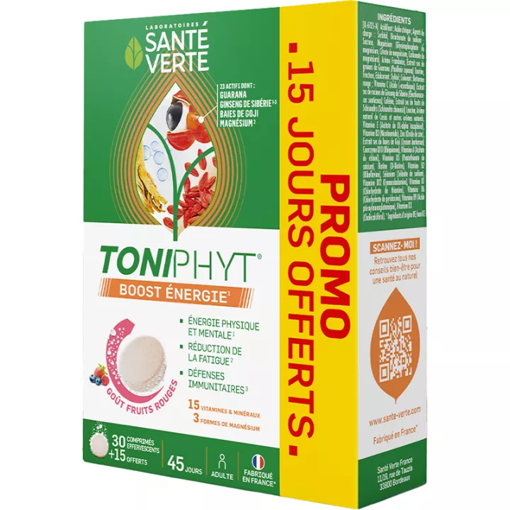 Santé Verte Toniphyt Boost Energie bruistabletten 