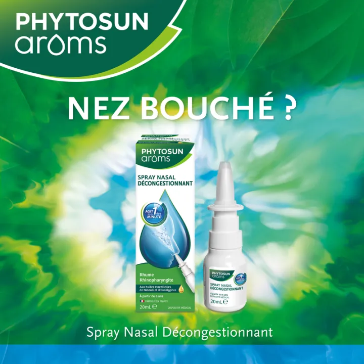 Phytosun Aroms Spray Nasal Décongestionnant 20 ml