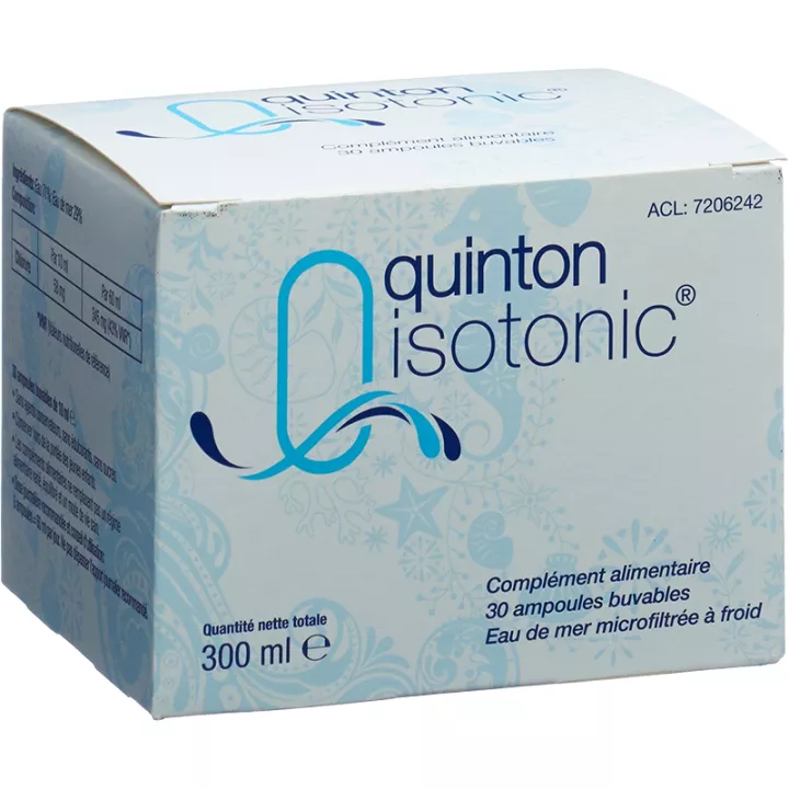 Quinton Isotonic 30 ampoules buvables