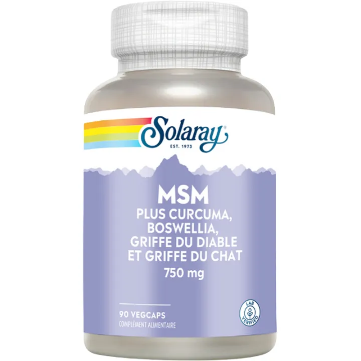 Solaray MSM 750 mg 90 Vegikaps