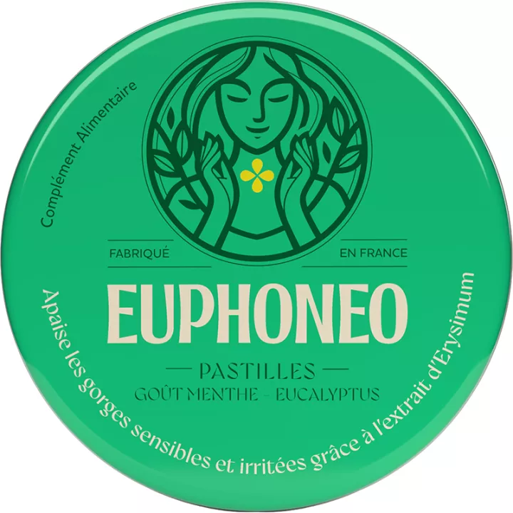 Euphoneo Mint Eucalyptus 50 Lozenges for hoarseness