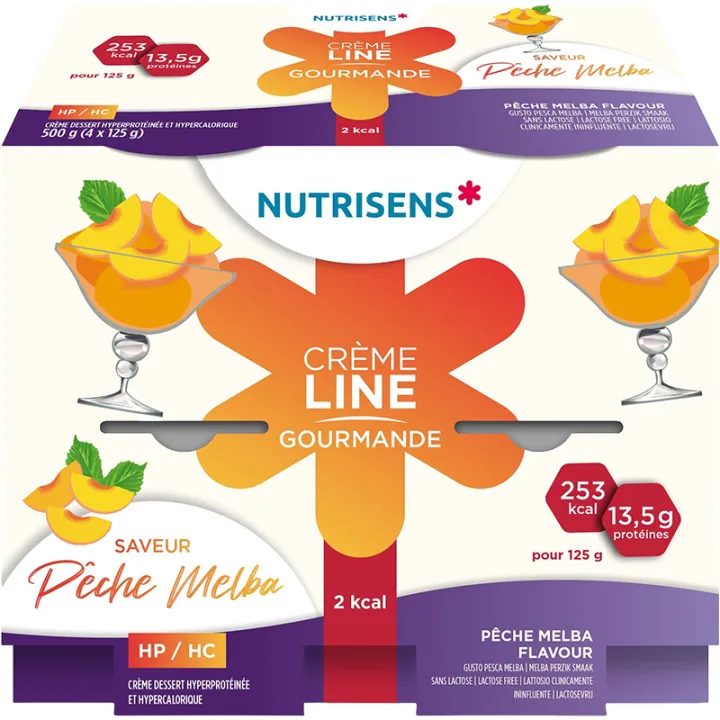 Crème Dessert Cremeline Gourmanque Nutrisens 4x200g