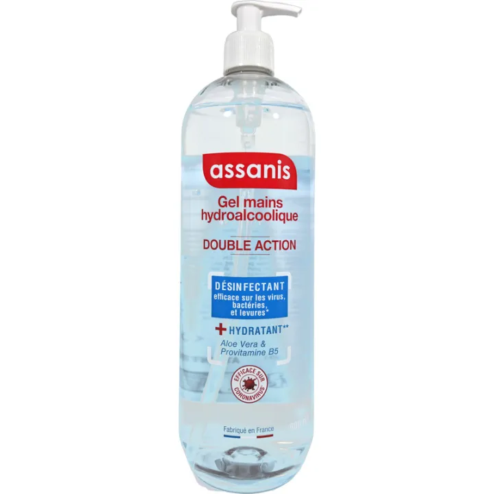 Assanis Gel mani idroalcolico doppia azione 980 ml