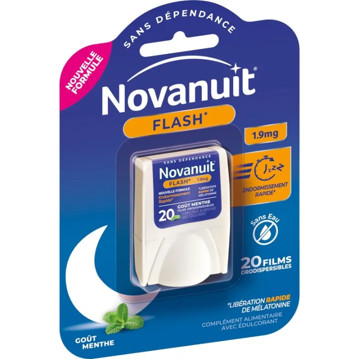 Novanuit Flash 1,9 мг, 20 таблеток для рассасывания во рту