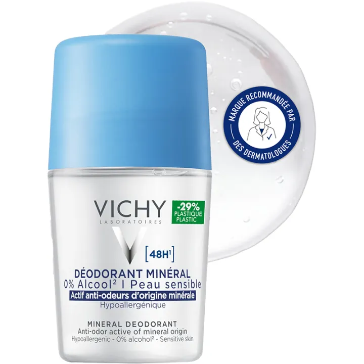 Vichy Aluminium Salt Free Mineral Deodorant 48h Roll-On 50 ml