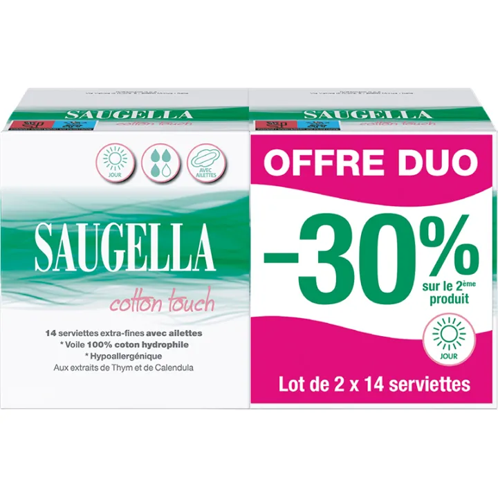 Saugella Cotton Touch Daghanddoeken 14 handdoeken