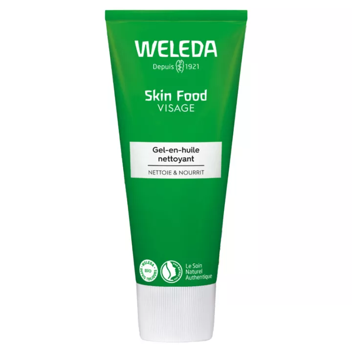 Weleda Skin Food Visage Gel en huile Nettoyant Bio 75 ml