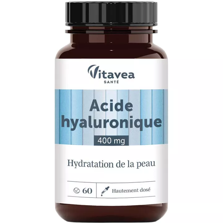 Vitavea Hyaluronzuur 400 mg Huidhydratatie 60 tabletten