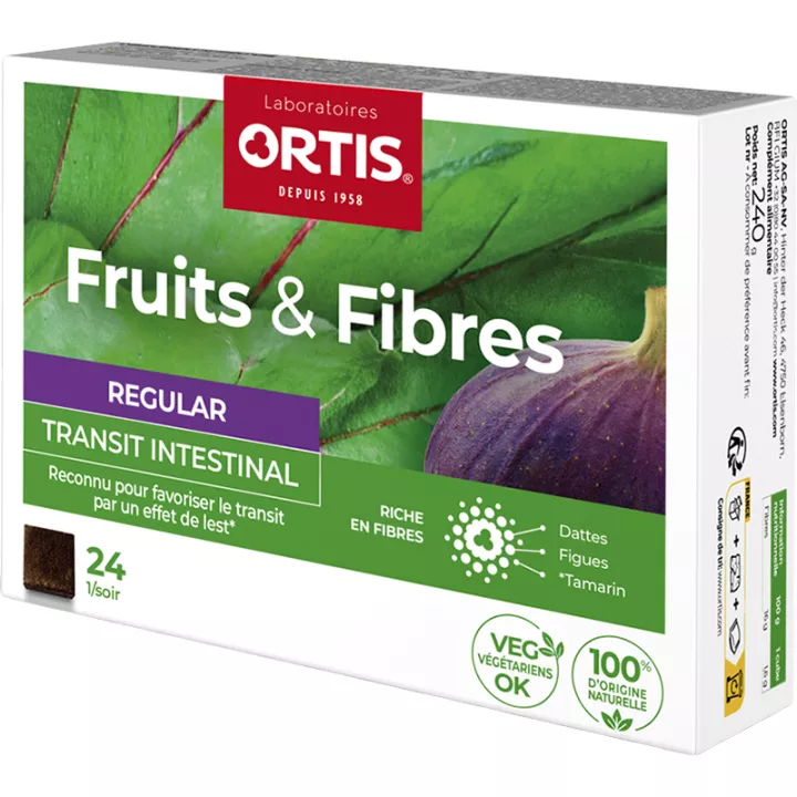 Frutta e fibre Ortis Transito intestinale regolare