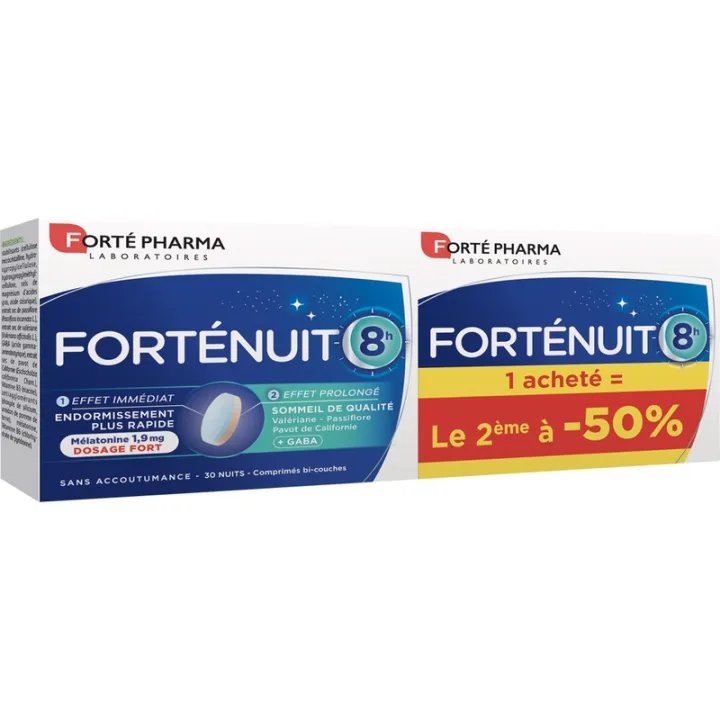 Forténuit 8 h de Forté Pharma, 30 comprimidos