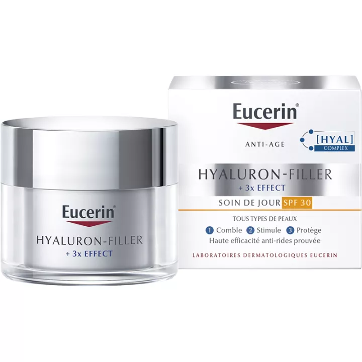 Eucerin Hyaluron-Filler +3x Effect Soin de jour SPF30 50 ml