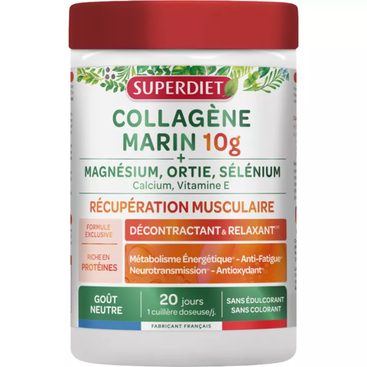Superdiet Colagénio Marinho Recuperação Muscular 240g