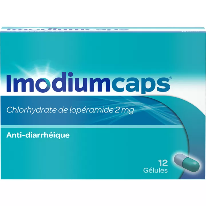IMODIUMCAPS 2 mg loperamide 12 capsules