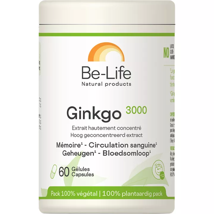 Be-Life Ginkgo 3000 Memoria - Circulación sanguínea