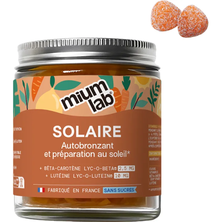 Mium Lab Gummies Protectores solares sin azúcar