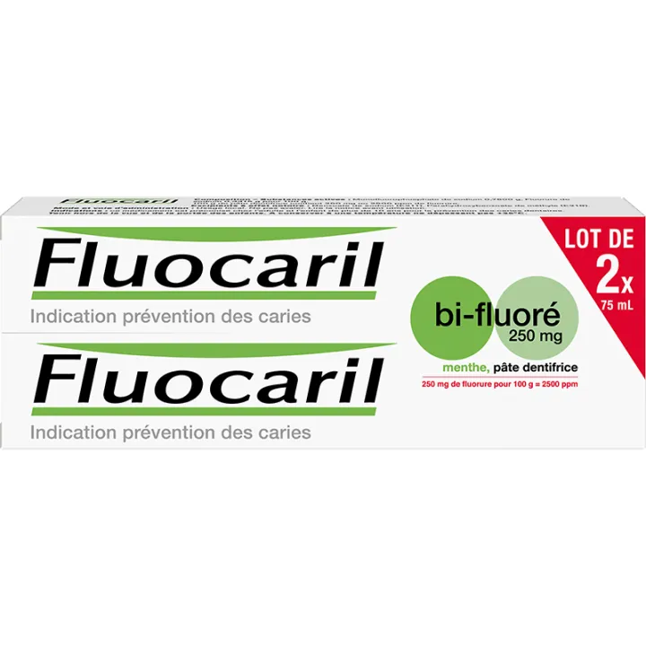 Fluocaril Bi-Fluoré 250 мг Зубная паста с мятным вкусом 75 мл