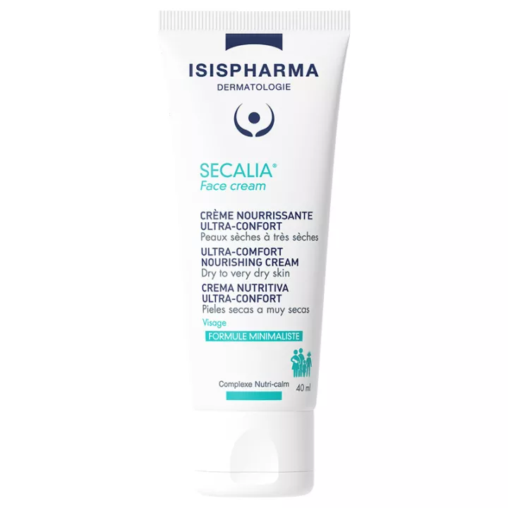 Isispharma Secalia Face Cream Crème Nourrissante Ultra-confort 40 ml