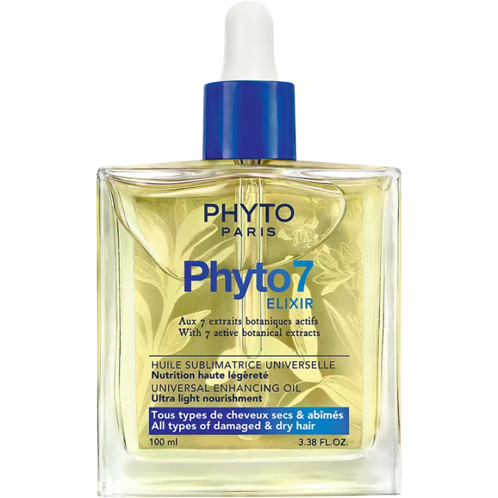 Phyto 7 Elixir Universal Óleo Sublimador para Cabelos Secos e Danificados 100ml