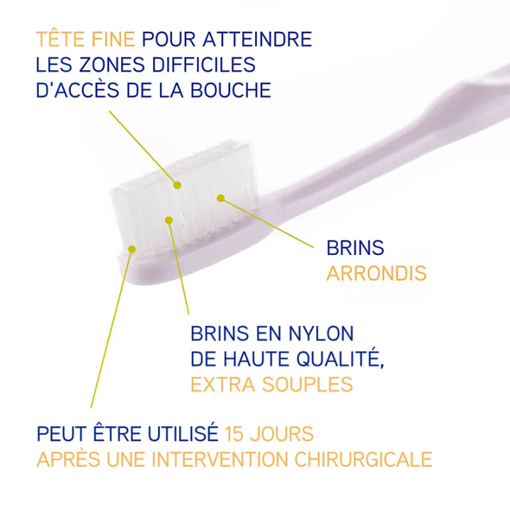 Brosse à dent Inava Chirurgicale 15/100 post-opératoire