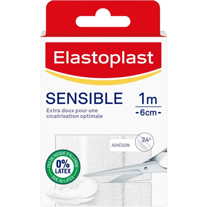 Эластопласт Sensitive Гипоаллергенные пластыри 20 белых пластырей