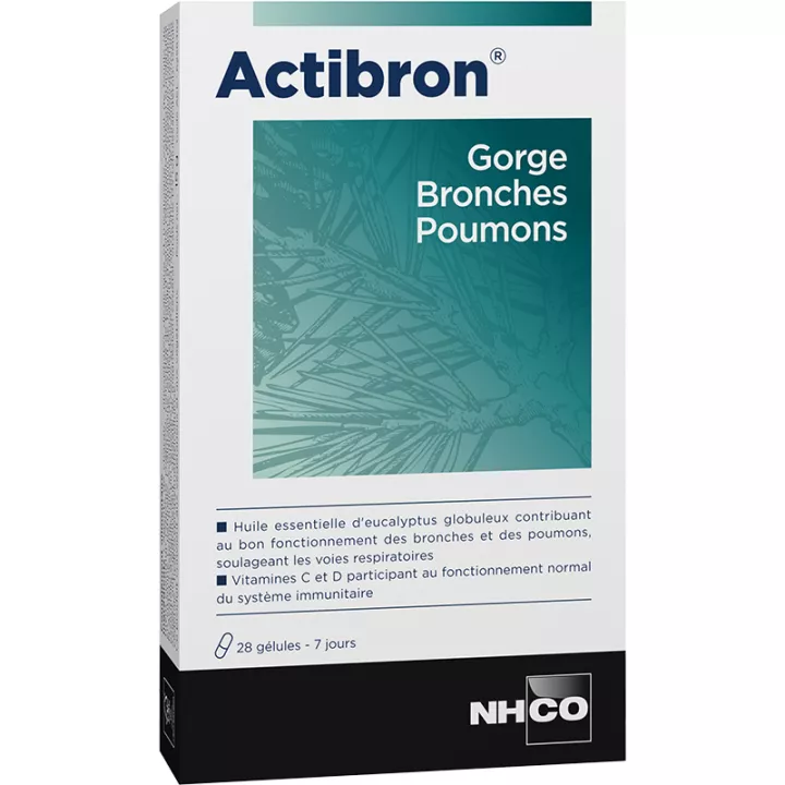 NHCO Actibron Gorge, Bronches, Poumons 28 gélules
