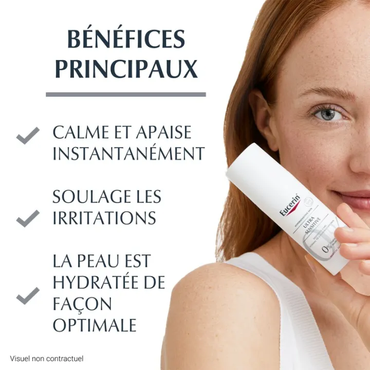 Eucerin UltraSensible Soin Apaisant Peau Normale à Mixte 50 ml