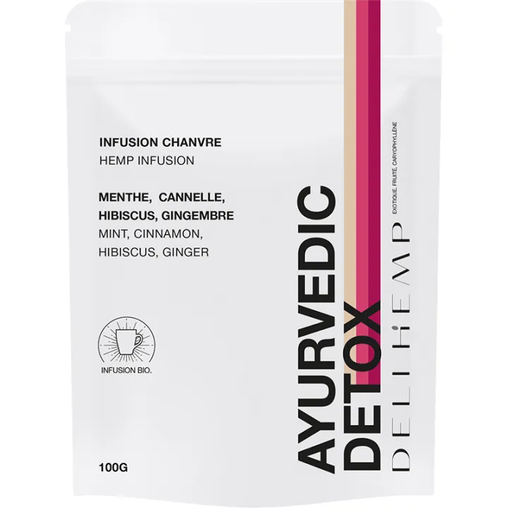 Delihemp Ayurvedic Detox infusion Bio Chanvre 100g