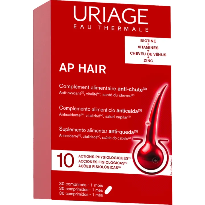 Anti-Hair Loss Food Supplement AP-Hair Uriage 30 tablets