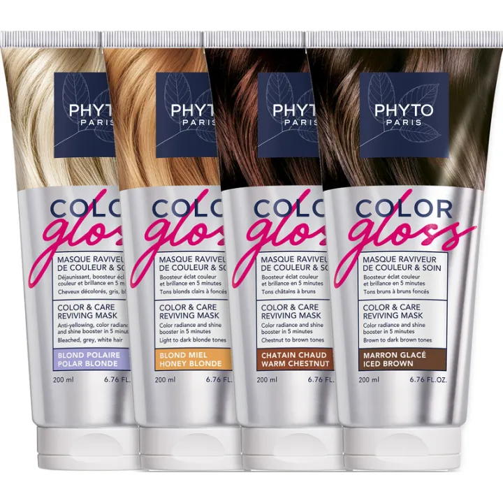 Phyto Color Gloss Maschera ravvivante del colore e trattamento 200 ml