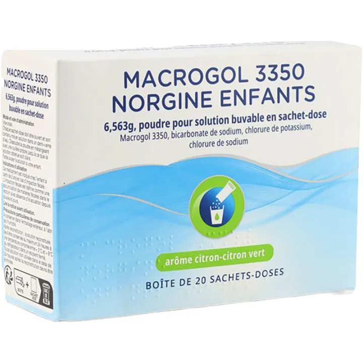 Macrogol 3350 Norgine solución oral en polvo en sobres para niños