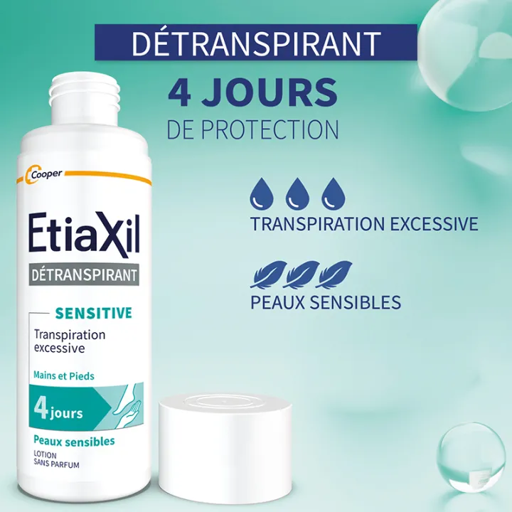 Etiaxil Pieds de-transpiring lotion Sensitive Skin 100ml
