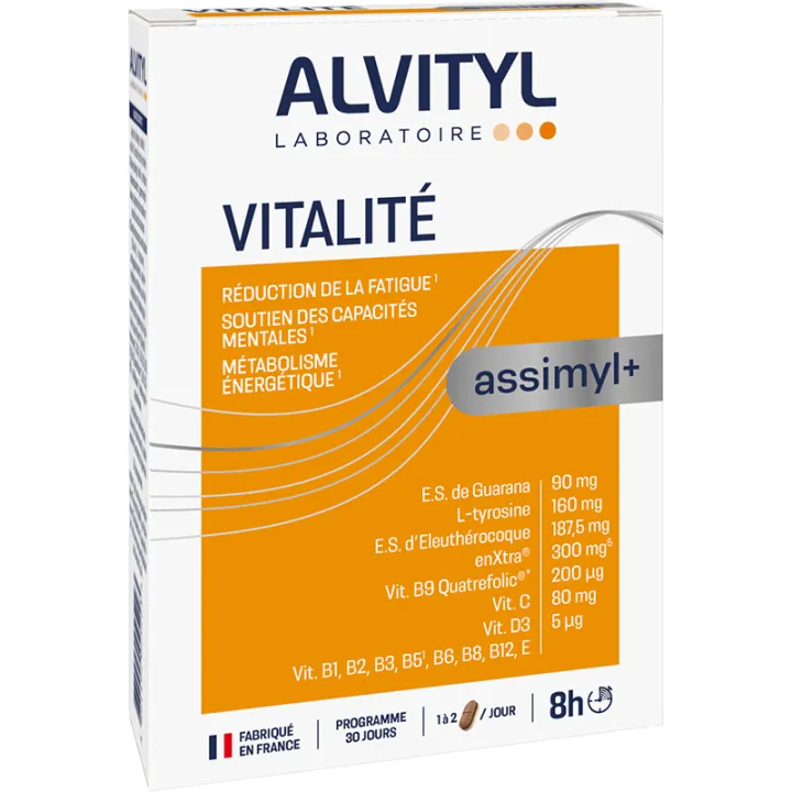 Alvityl Assimyl + Vitalité 30 Comprimés