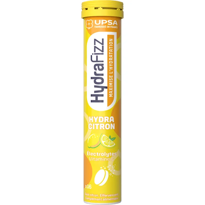 UPSA Hydrafizz Hydra 16 comprimés effervescents