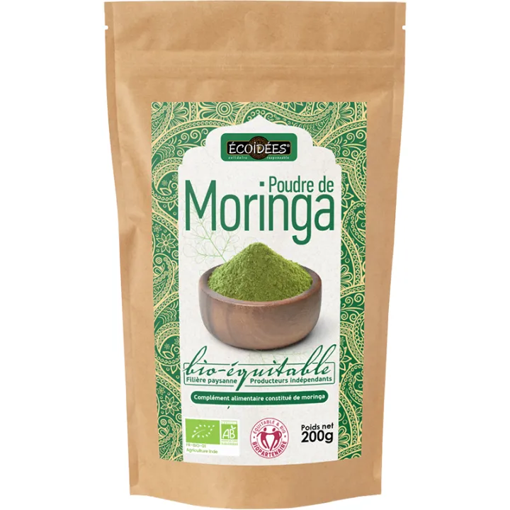 Ecoidées Moringa em Pó Biológica 200 g