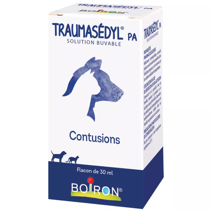 Traumasedyl PA Boiron Homeopatía Veterinaria Gota Bebible 30ML