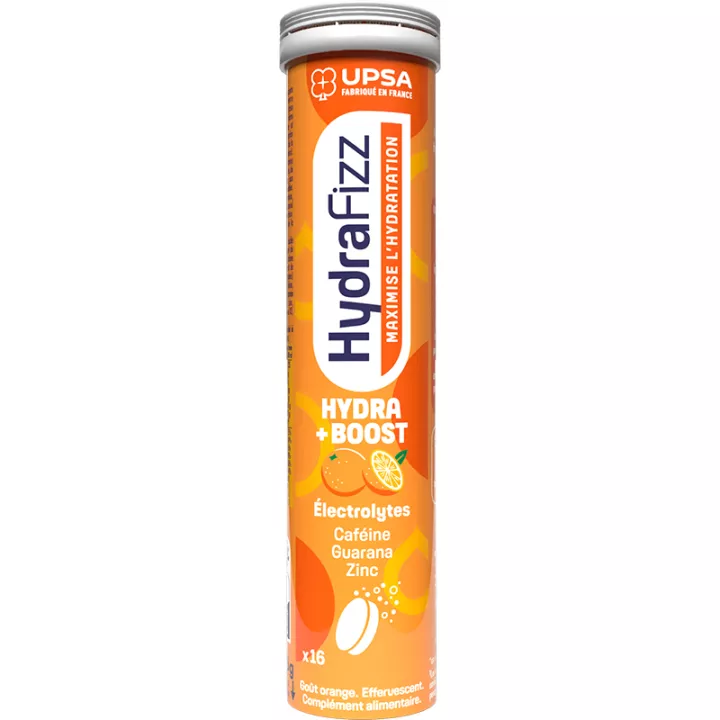 UPSA Hydrafizz Hydra + Boost 16 comprimés effervescents