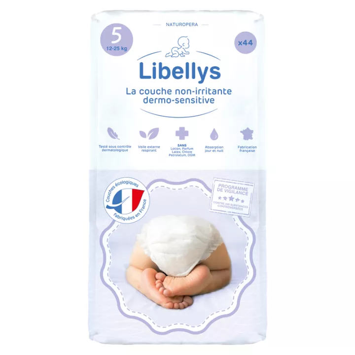 Libellys Couche Non-irritante Dermo-sensitive Taille 5