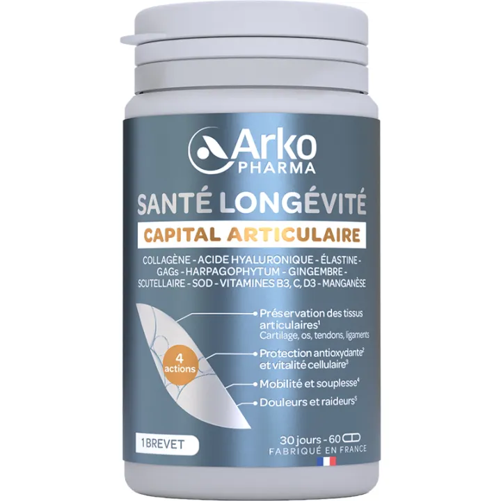 Arkopharma «Здоровье и долголетие: суставный капитал» 60 капсул