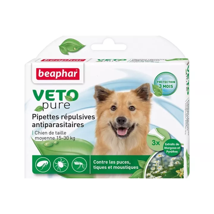 Beaphar Vetopure Pipette repellenti per cani