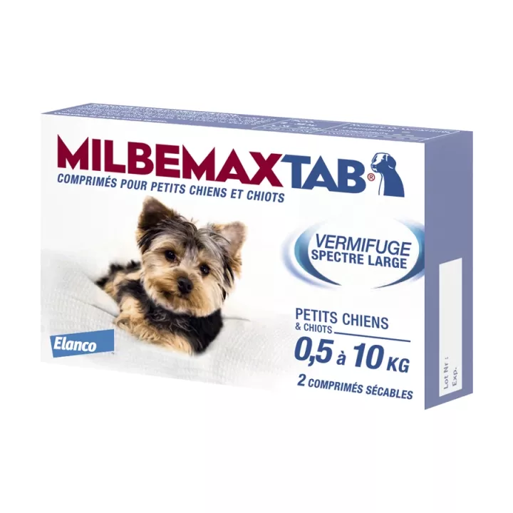 MilbemaxTab Vermifuge Dog +5 кг 2 таблетки Elanco