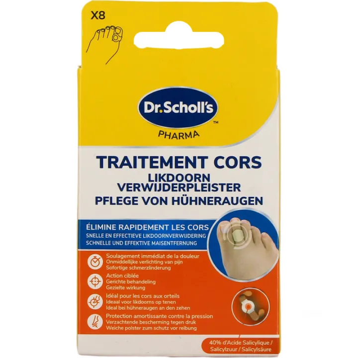 Pansement Traitement Cors Dr Scholl's x8