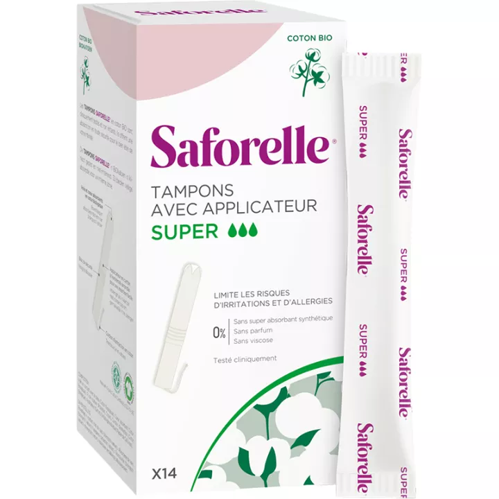 Saforelle Super Pad met Applicator x14