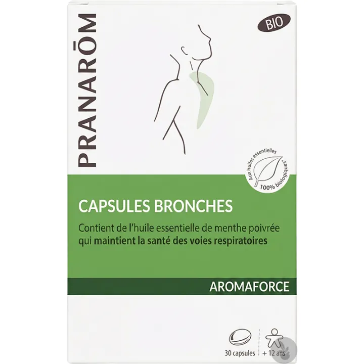 Aromaforce 30 Capsule Bronchiali Biologiche Pranarom