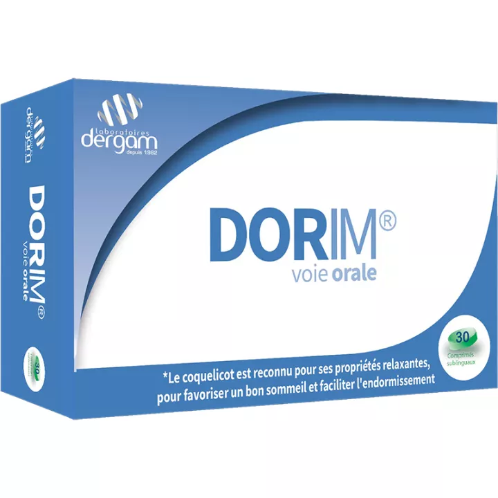 Dorim 30 comprimés sublinguaux pour l'endormissement Dergam
