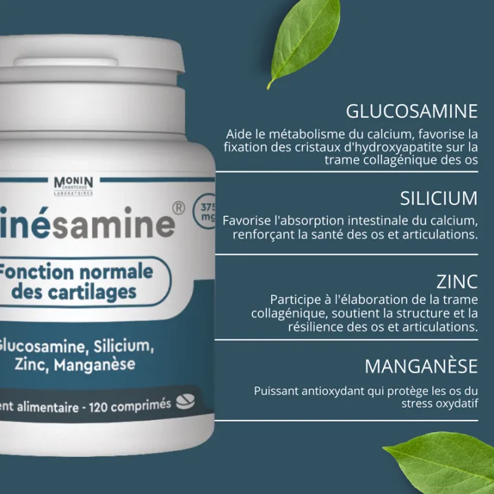 Monin Kinesamin 375 mg Knorpel 120 Tabletten
