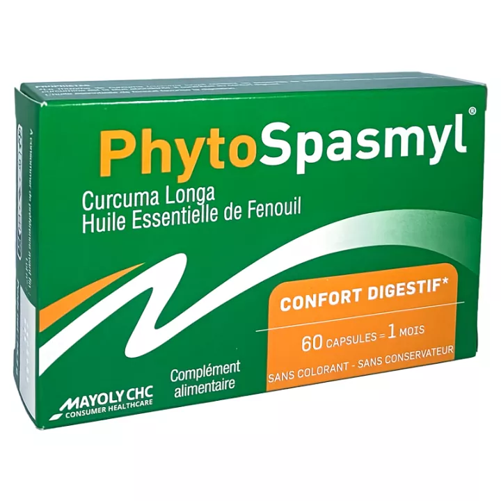 Mayoly PhytoSpasmyl Confort Digestif 60 Capsules