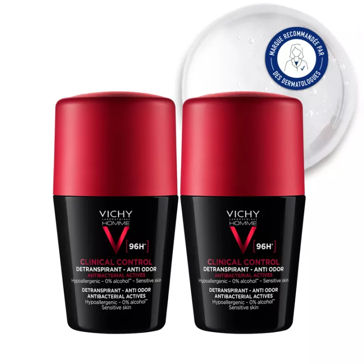 Vichy Homme Deodorant 96h Roll-On 50 ml