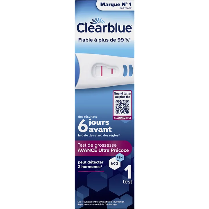 Clearblue Schwangerschaftstest „Advanced“ – für die früheste Erkennung